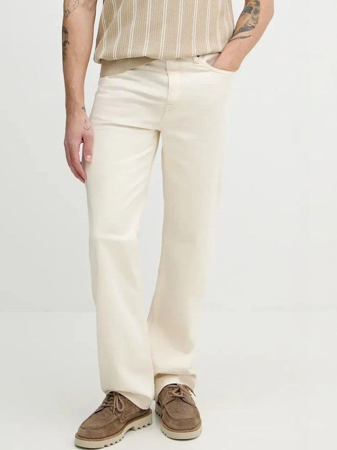 YAMEETFIT Men Jean Straight Fit Mid-Rise Jeans - view 1