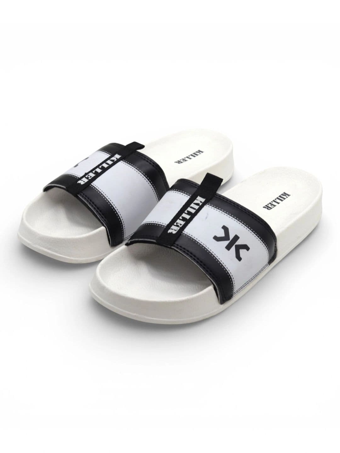 Killer Men Colourblocked Sliders - view 1