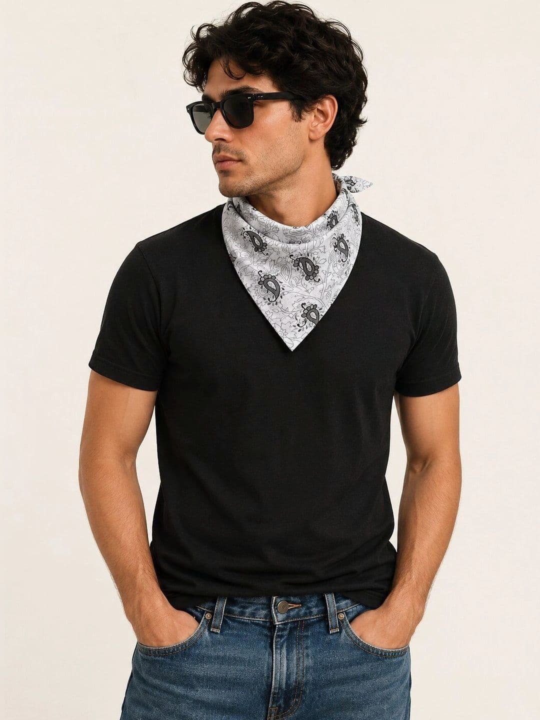 HOUSE OF PEHNAVA Men Printed Scarf - view 1