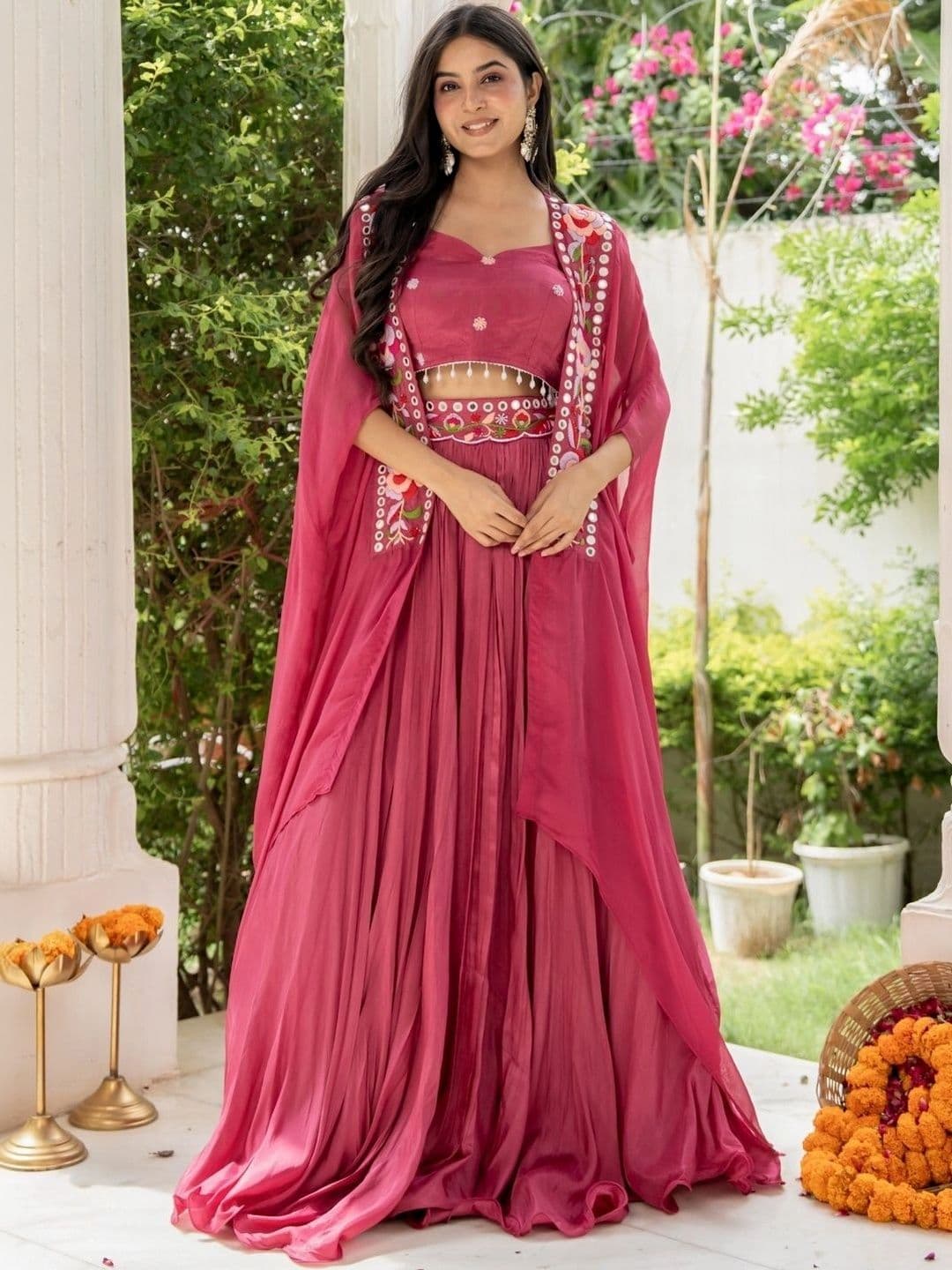 HOUSE OF JAMOTI Ready to Wear Lehenga & - view 1