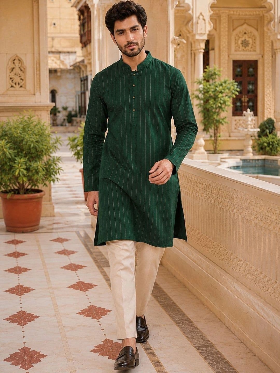Anouk Men Printed Kurta - view 1