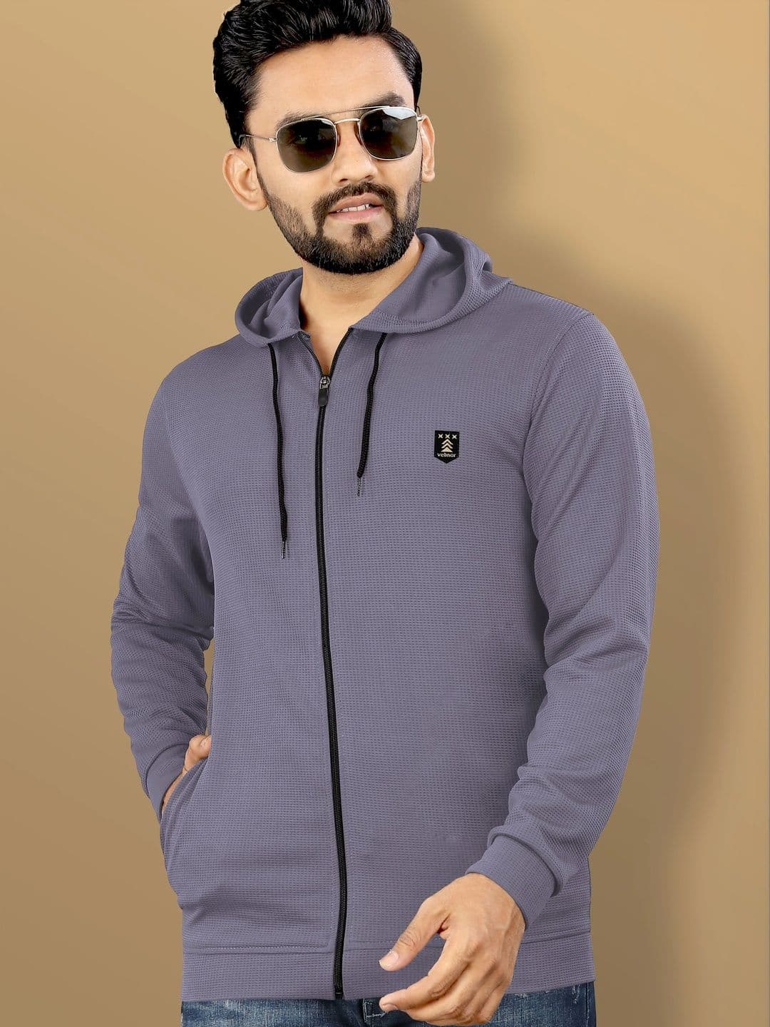 VeBNoR Men Running Open Front Jacket - view 1