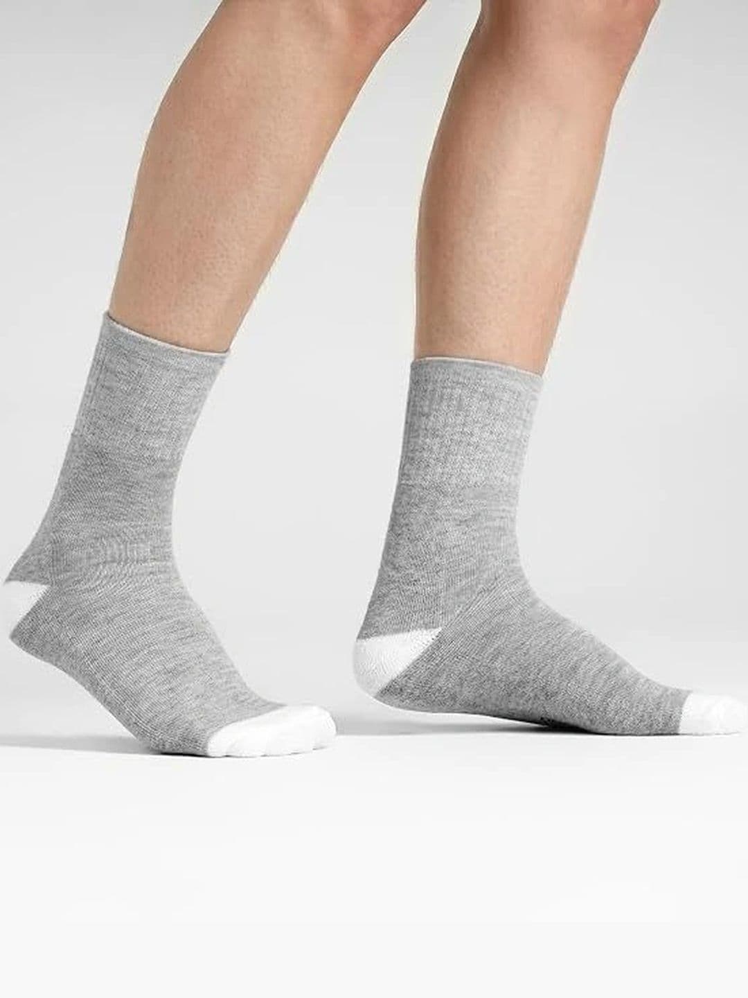 UMEGO Unisex Cotton Colourblocked Calf Length Socks - view 1