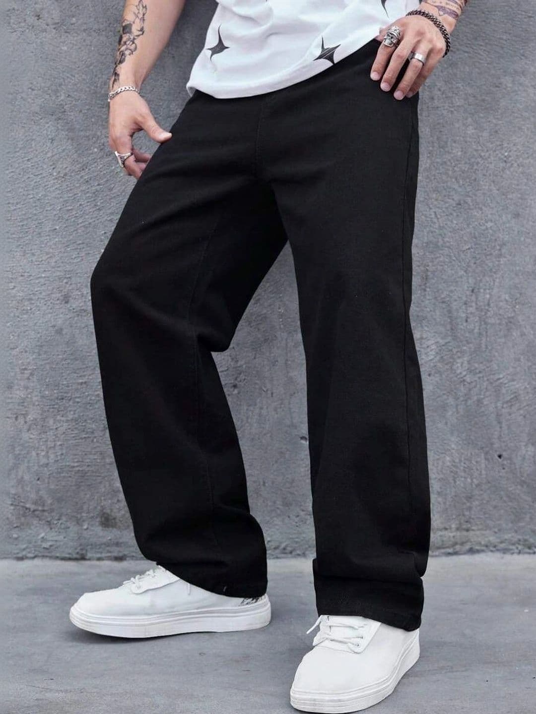 VORNIX DENIM Men Relaxed Fit Mid-Rise Stretchable Jeans - view 1