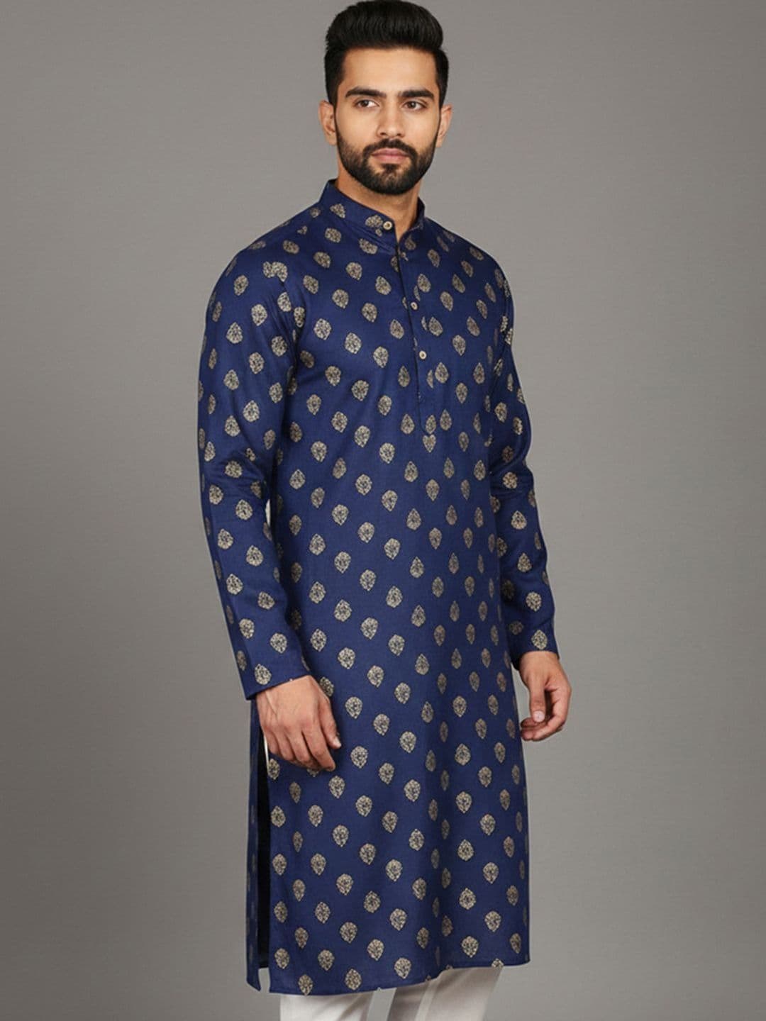 Anouk Men Ethnic Motifs Printed Kurta - view 1