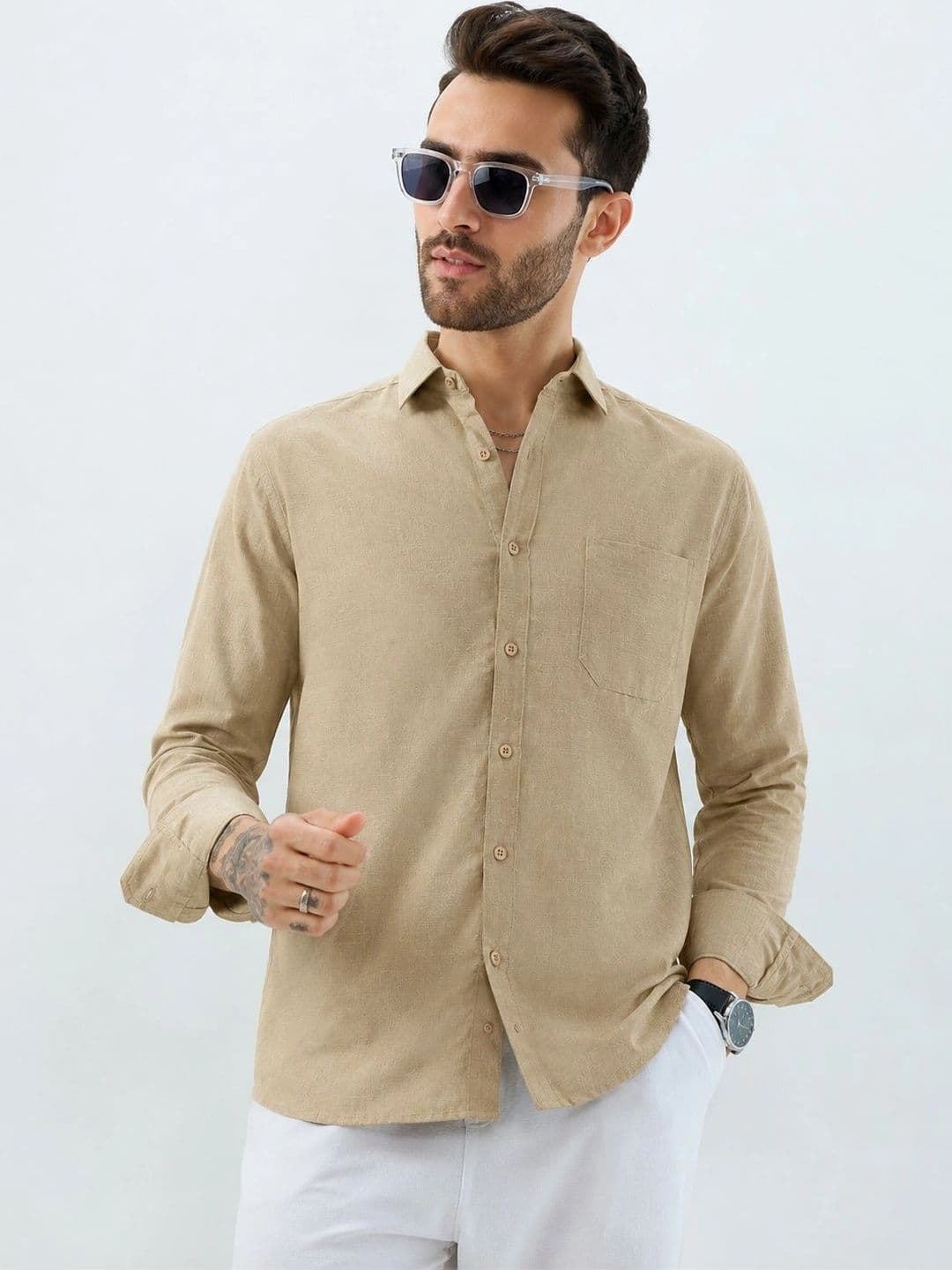R.Code by The Roadster Life Co. Men Standard Casual Shirt - view 1