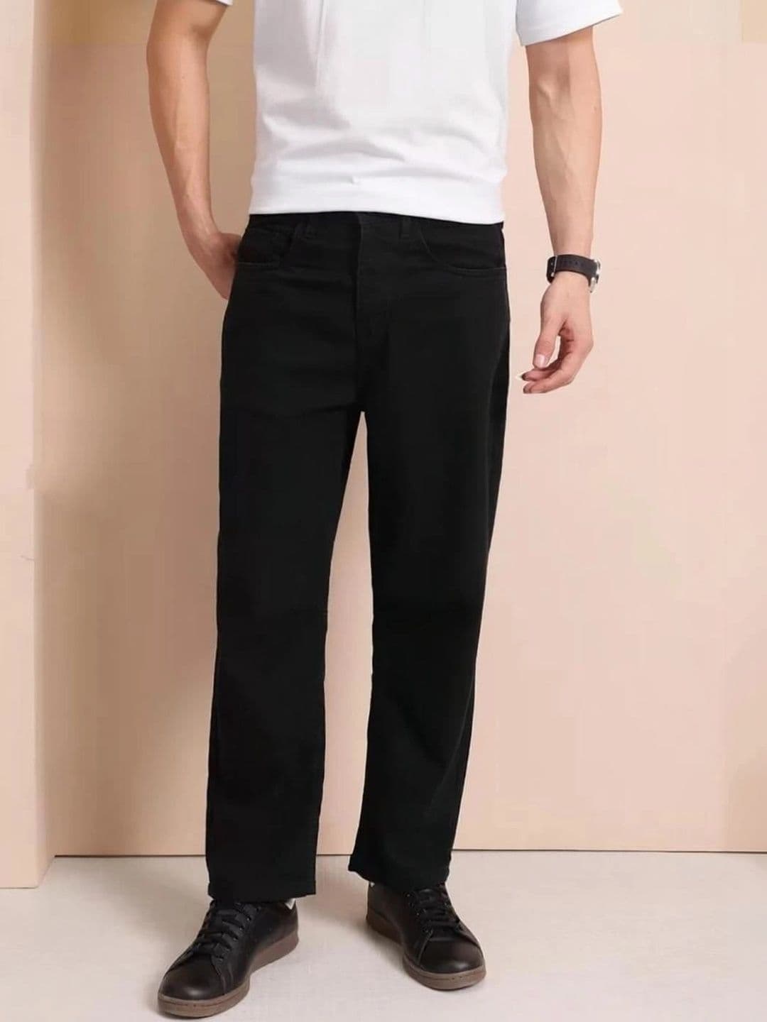 EVERFADE Men Relaxed Fit Mid-Rise Stretchable Jeans - view 1