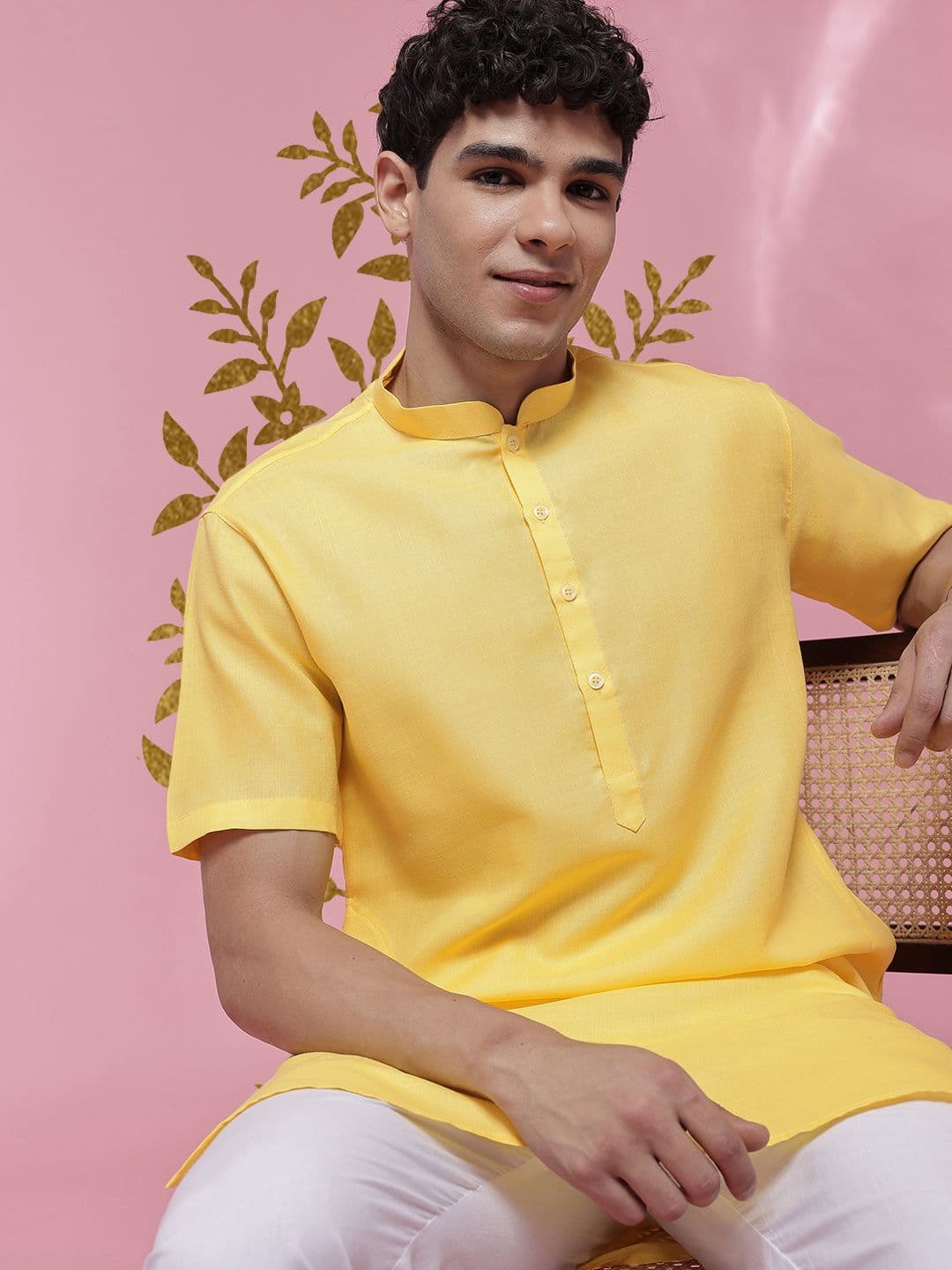 Anouk Mirage Men Mandarin Collar Kurta - view 1
