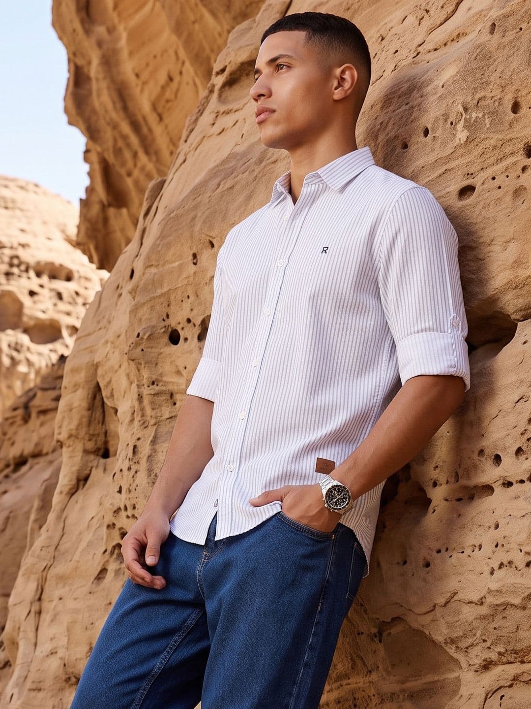 The Roadster Life Co. Striped Casual Shirt - view 1