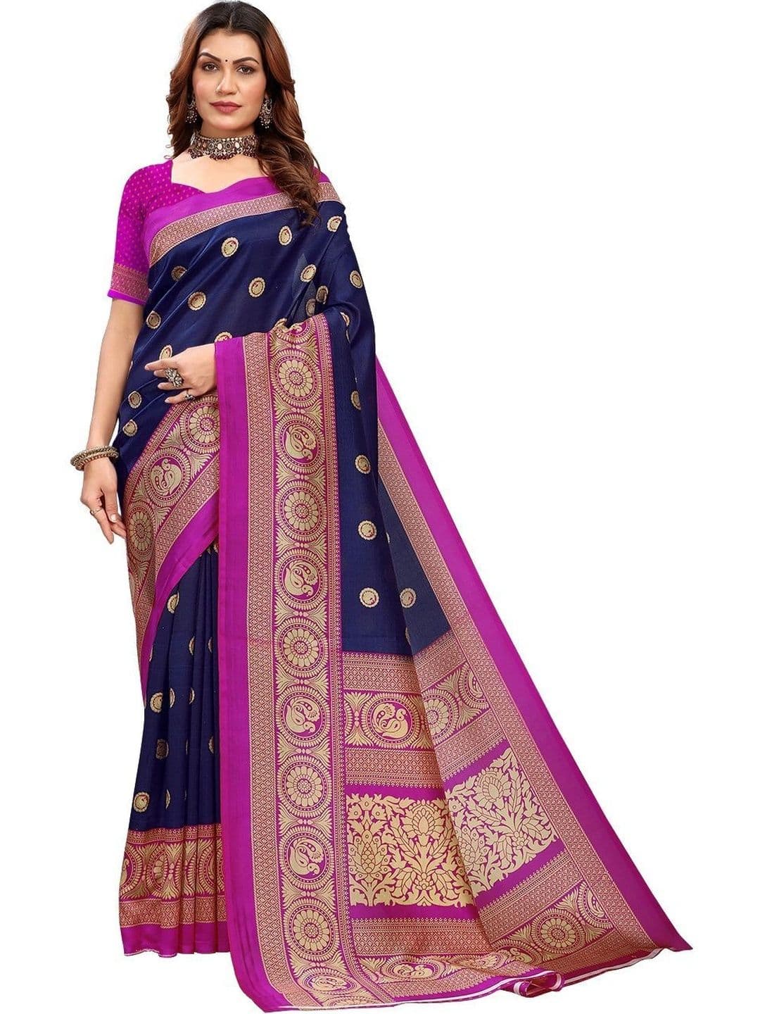 KANURIKAA Woven Design Zari Art Silk Mysore Silk Saree - view 1