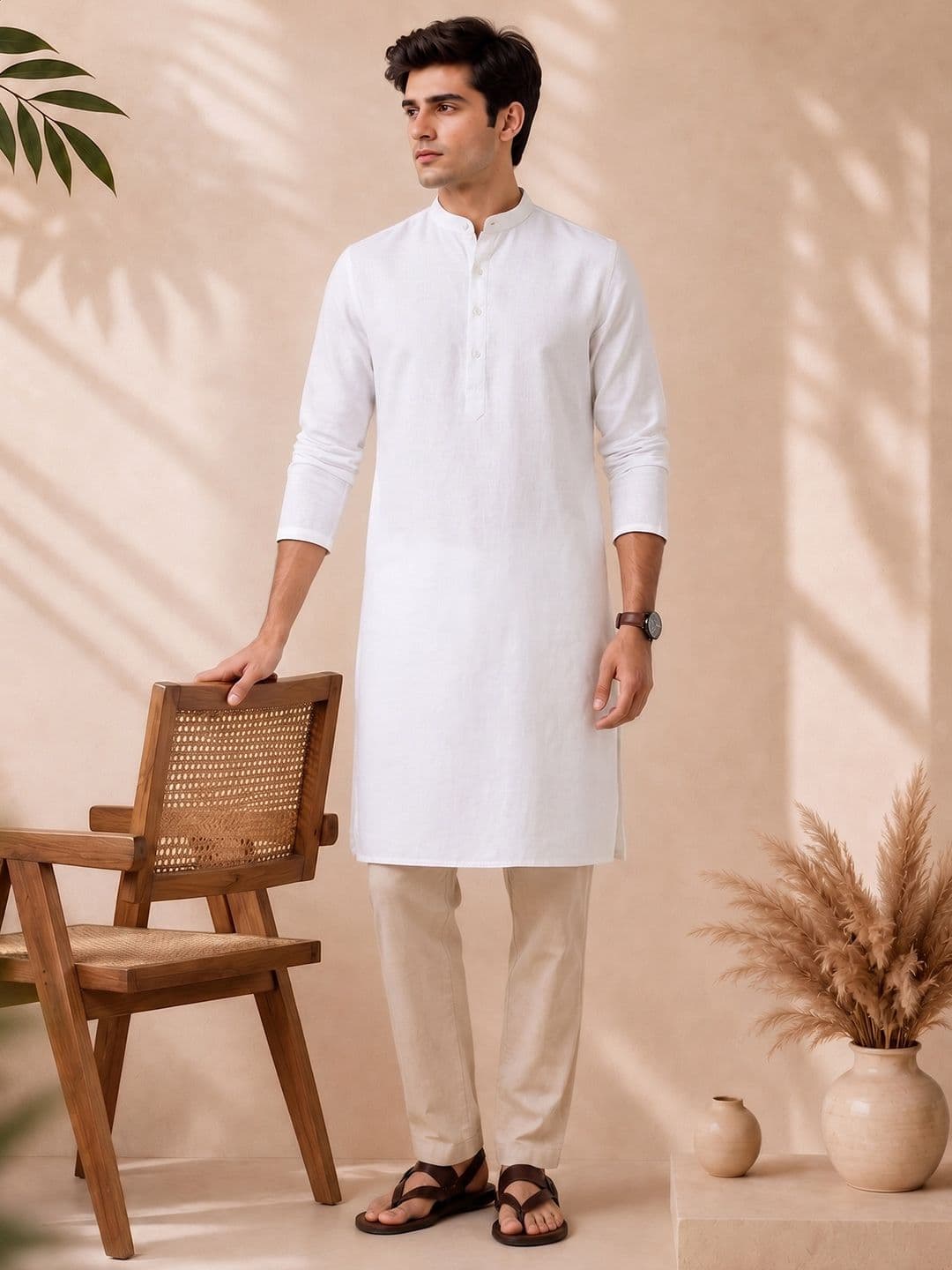 Anouk Mirage Mandarin Collar Regular Kurta - view 1