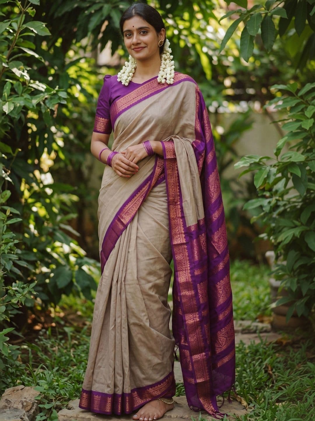 Zankhi Hosiery Woven Design Zari Art Silk Banarasi Saree - view 1