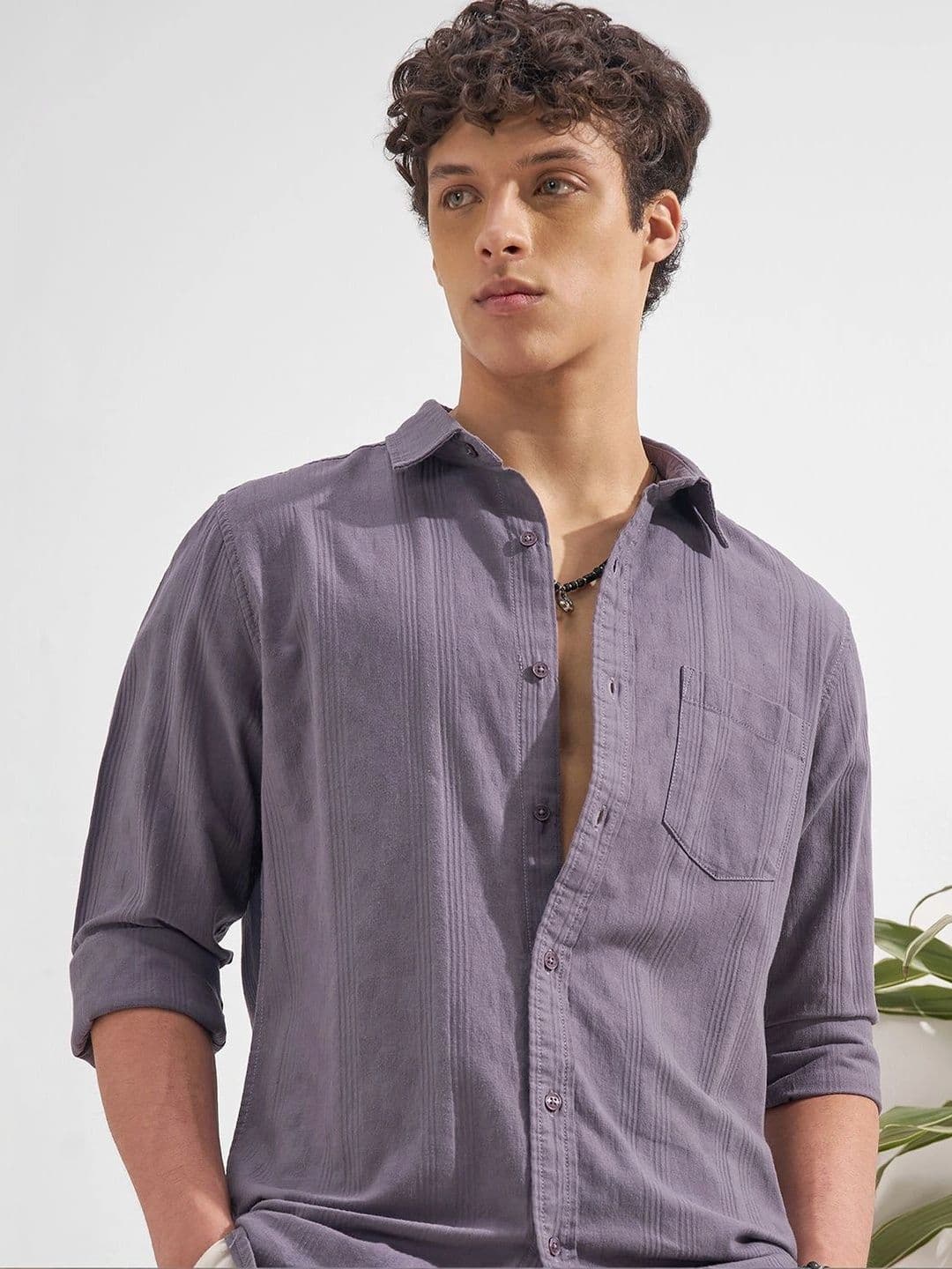 HIGHLANDER Men Slim Fit Casual Shirt - view 1