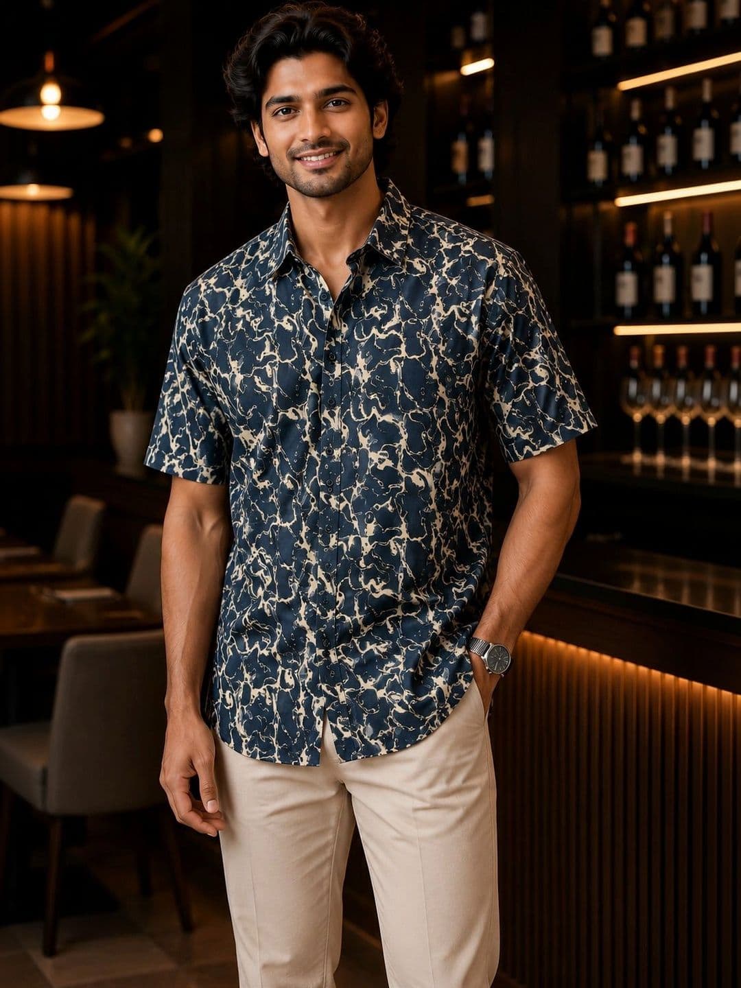 Roadster Men Classic Printed Casual Shirt - view 1