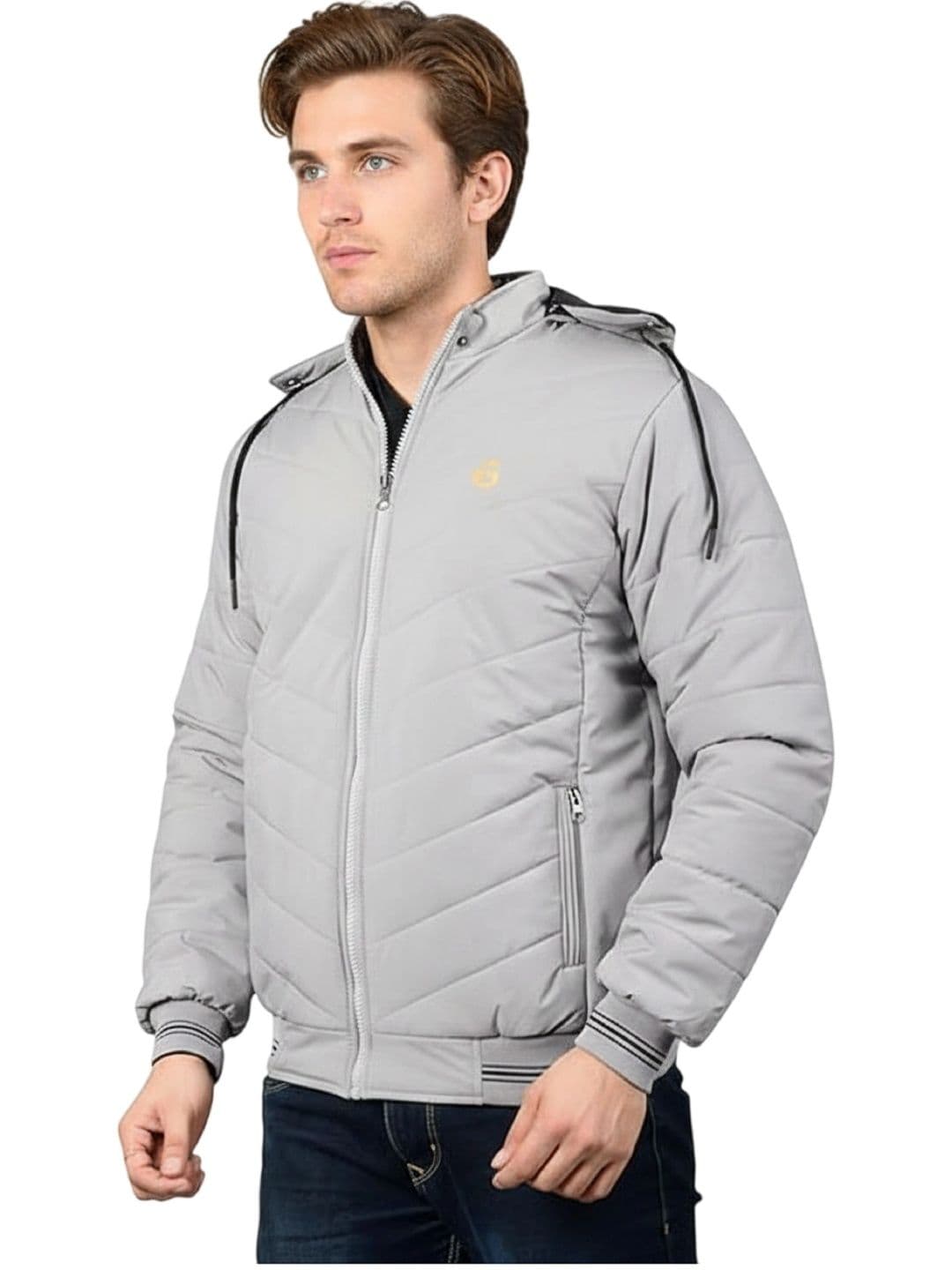 Roadster Men Training or Gym Puffer Jacket - view 1