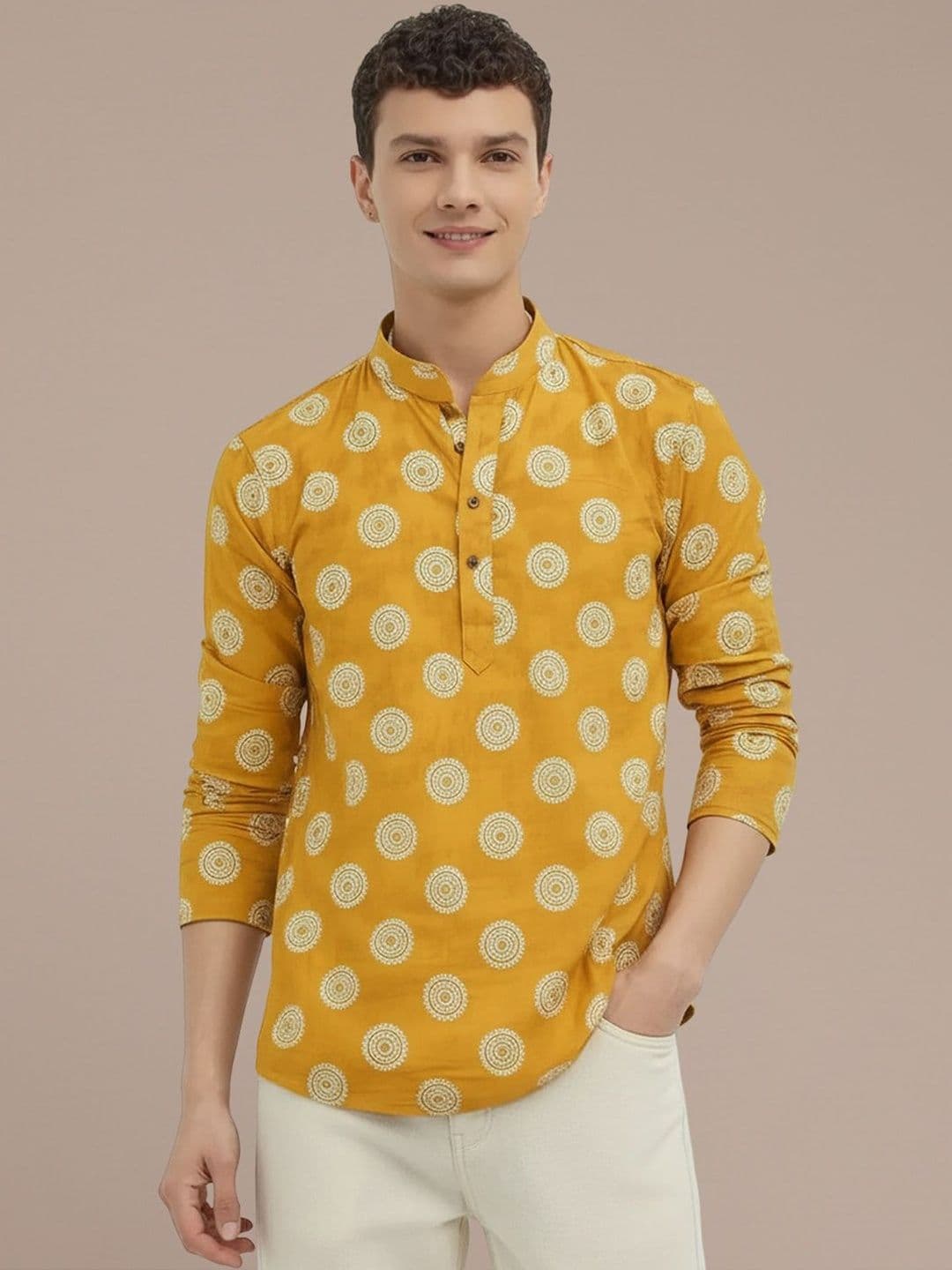 Anouk Mirage Men Ethnic Motifs Printed Kurta - view 1