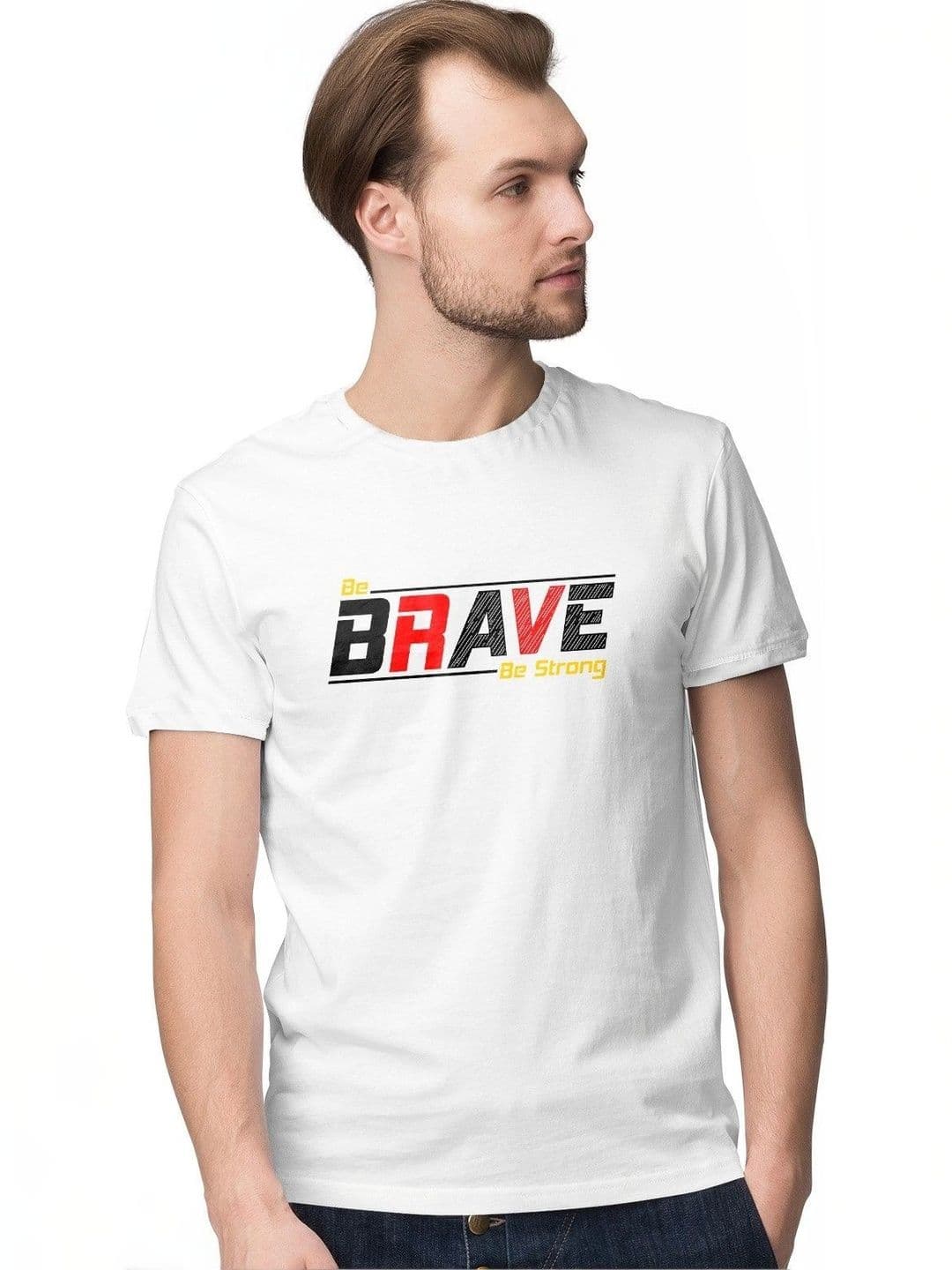 INKWALE Men Typography Printed T-shirt - view 1