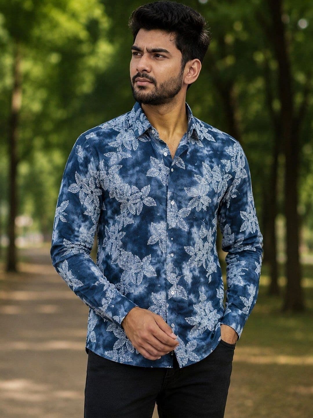 HERE&NOW Men Comfort Floral Printed Casual Shirt - view 1