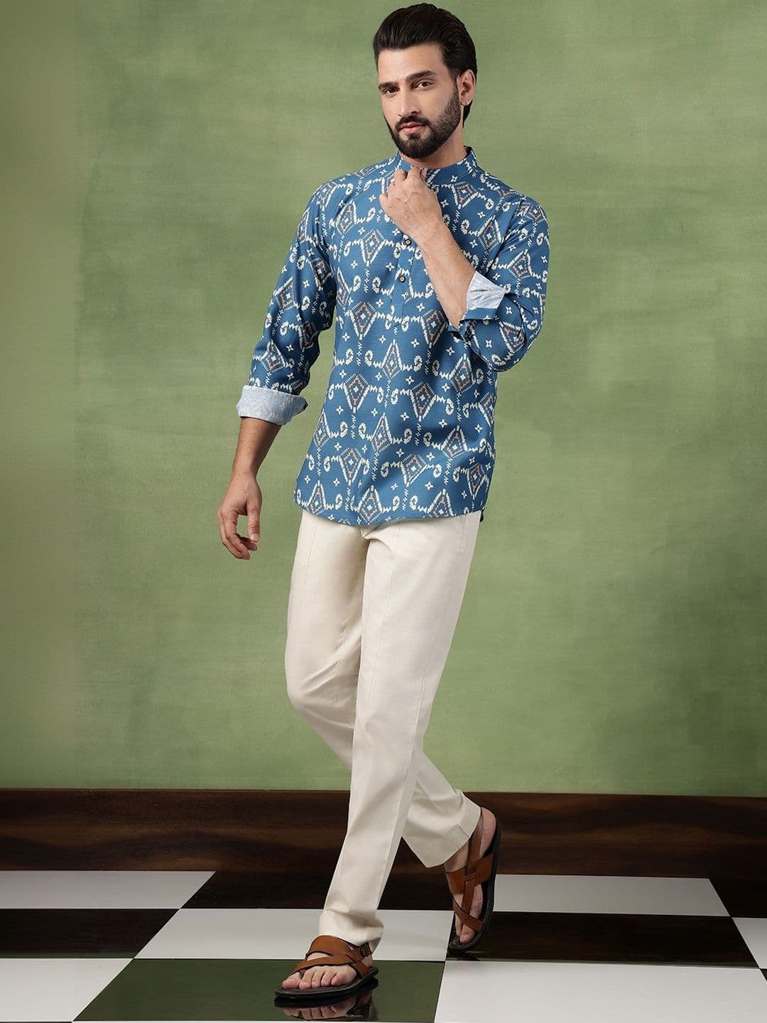 Anouk Men Ethnic Motifs Printed Kurta - view 1