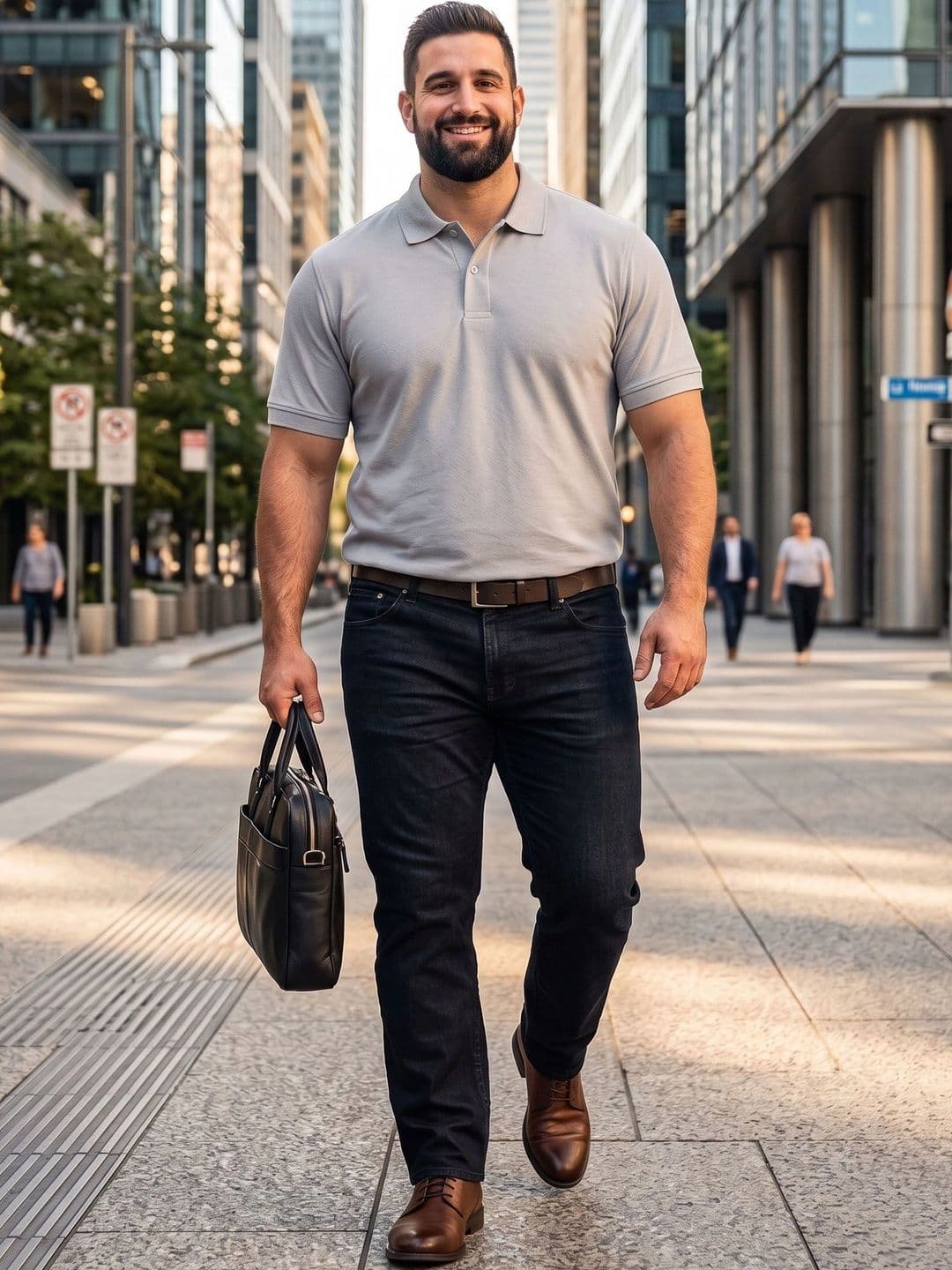 Davno Men Polo Collar T-shirt - view 1
