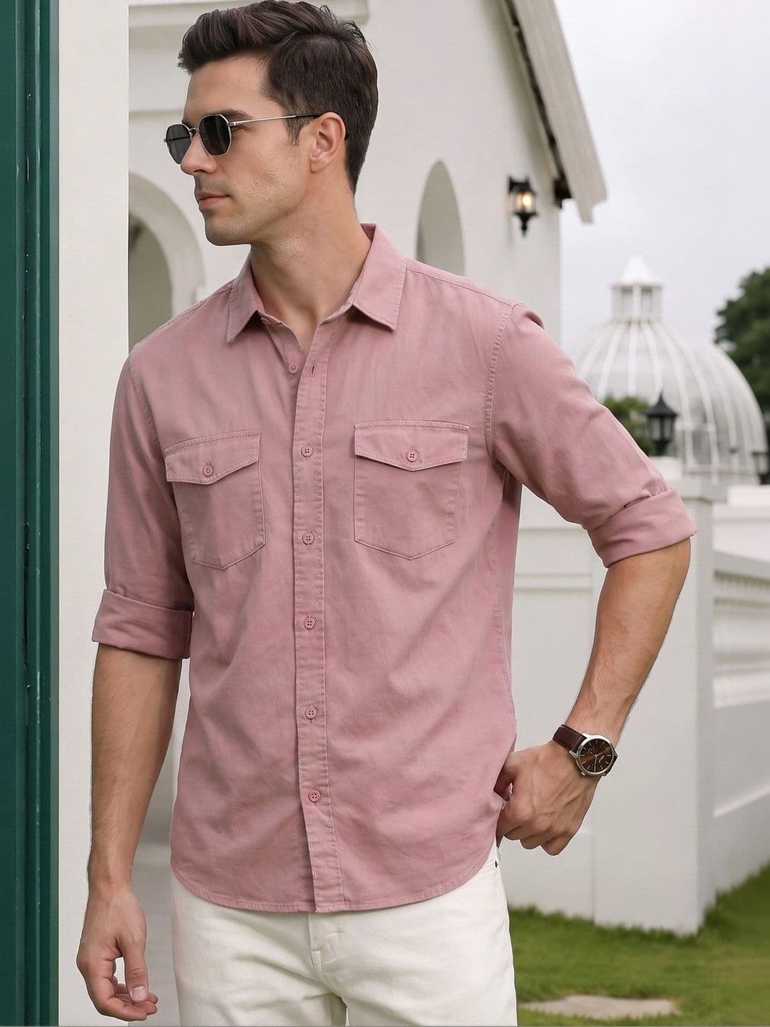 VEIRDO Men Classic Casual Shirt - view 1