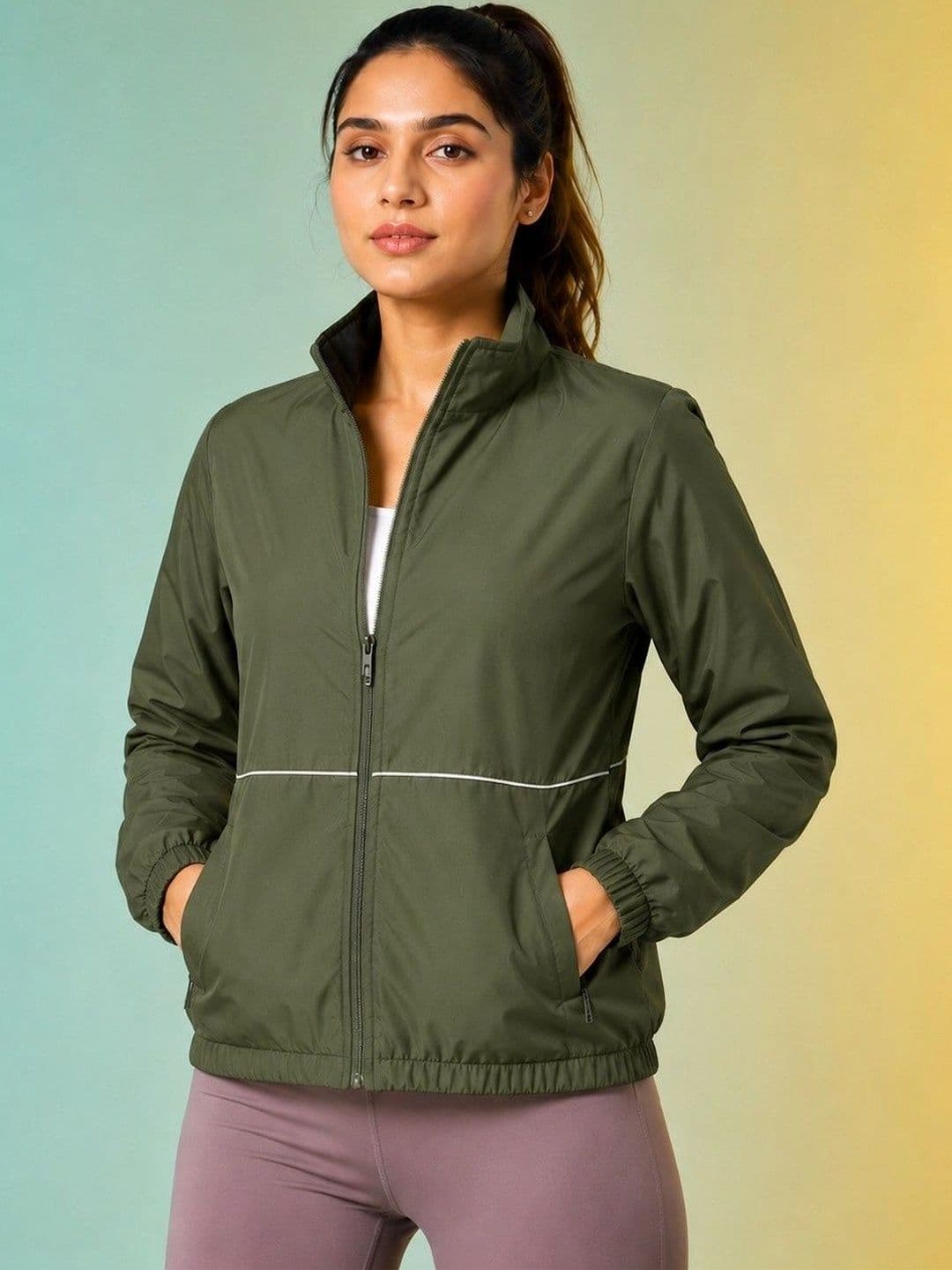 JKT Women Lightweight Training or Gym Woven Jacket - view 1