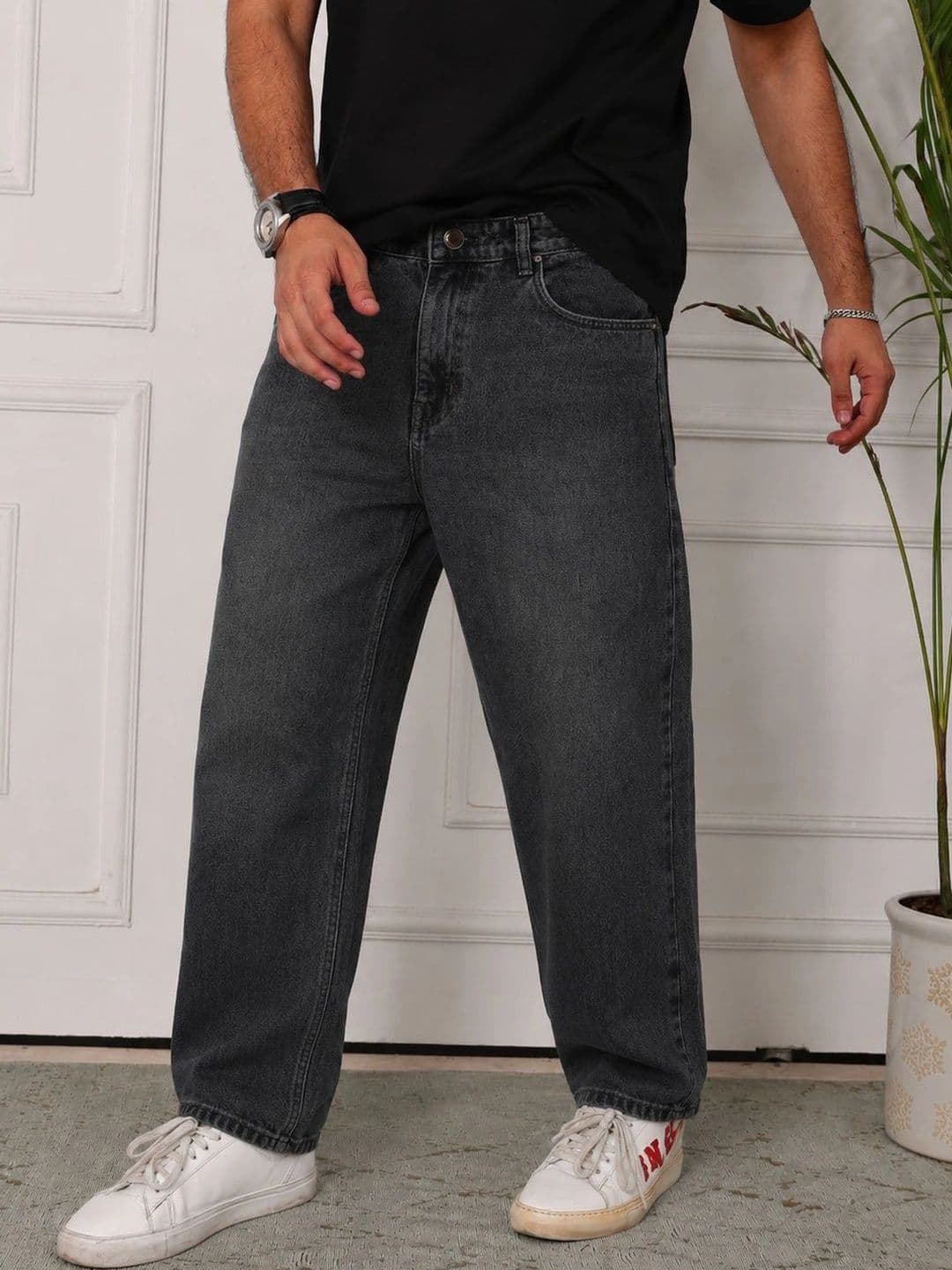 by2Men Men Straight Fit Mid-Rise Stretchable Jeans - view 1