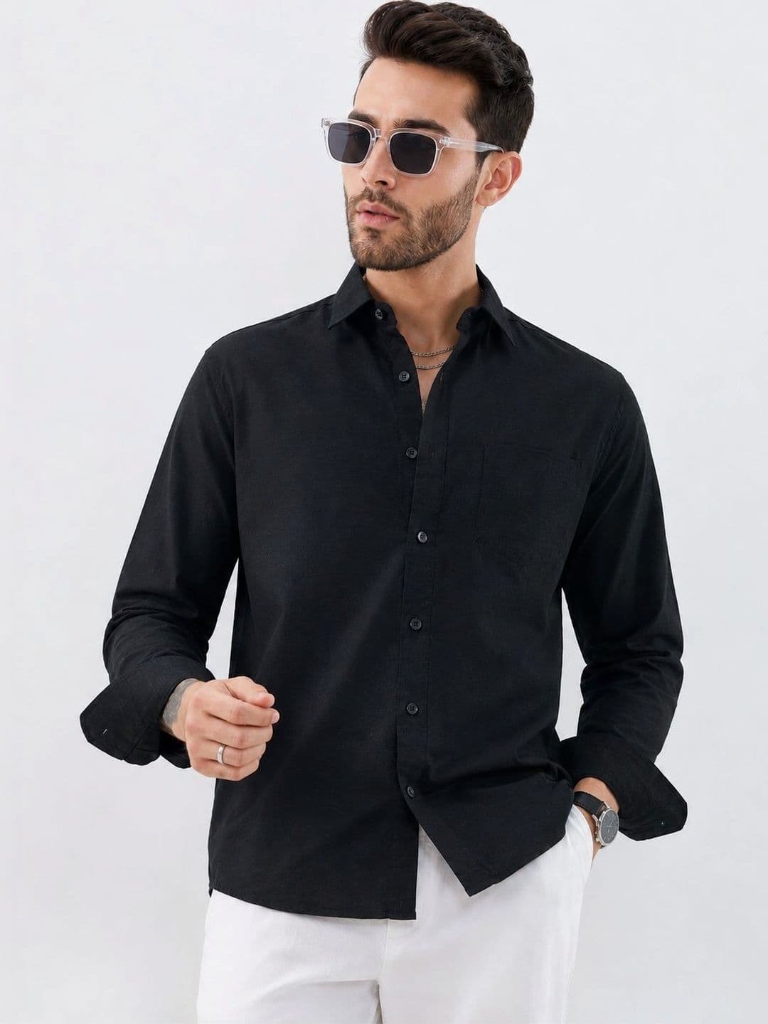 R.Code by The Roadster Life Co. Men Standard Casual Shirt - view 1