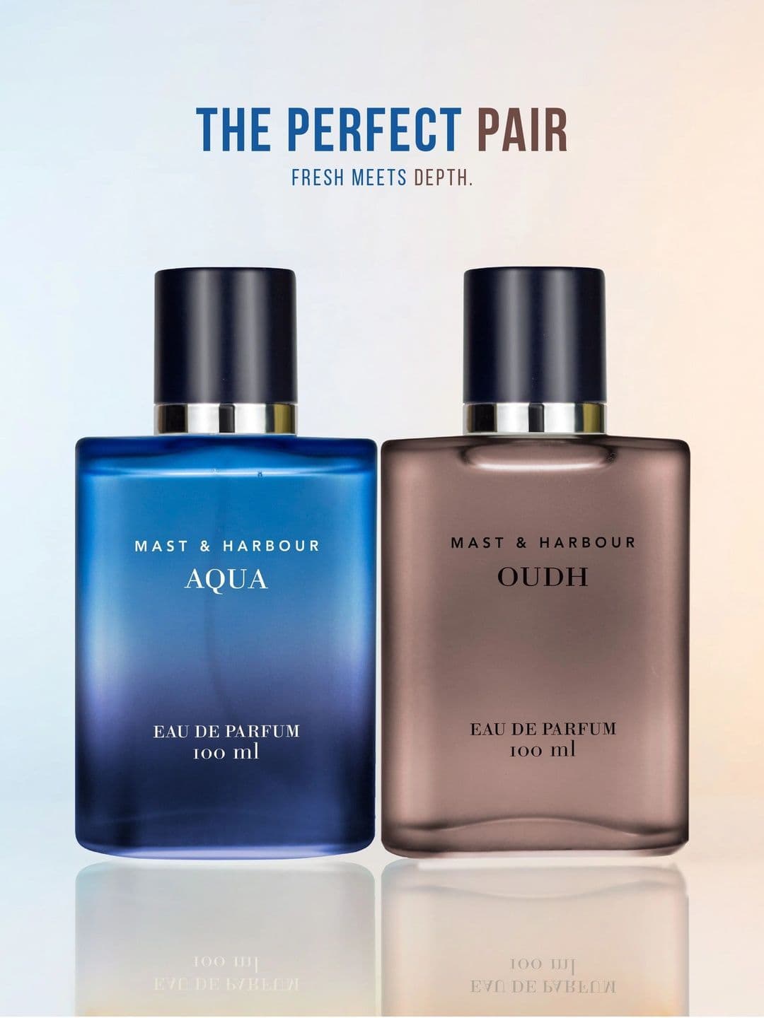 Mast & Harbour Men Aqua & Oudh Long Lasting Eau De Parfum - 100 ml Each - view 1