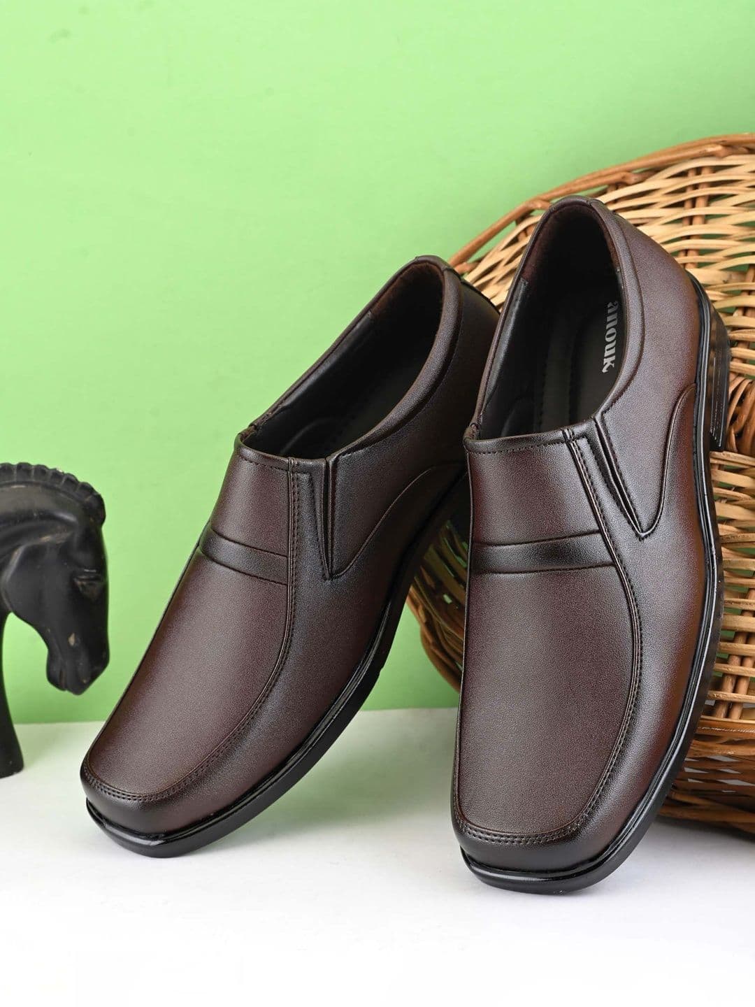 Anouk Men Round Toe Slip-On Shoes Formal Shoes - view 1