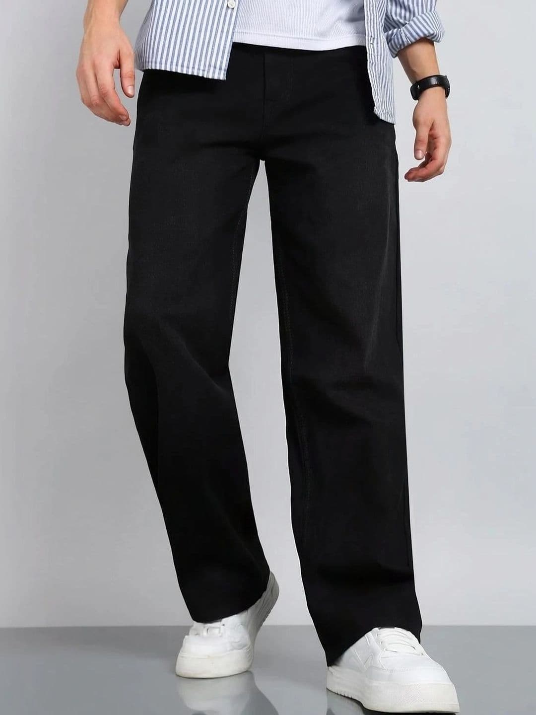 MAAHIT Men Relaxed Fit Mid-Rise Stretchable Jeans - view 1