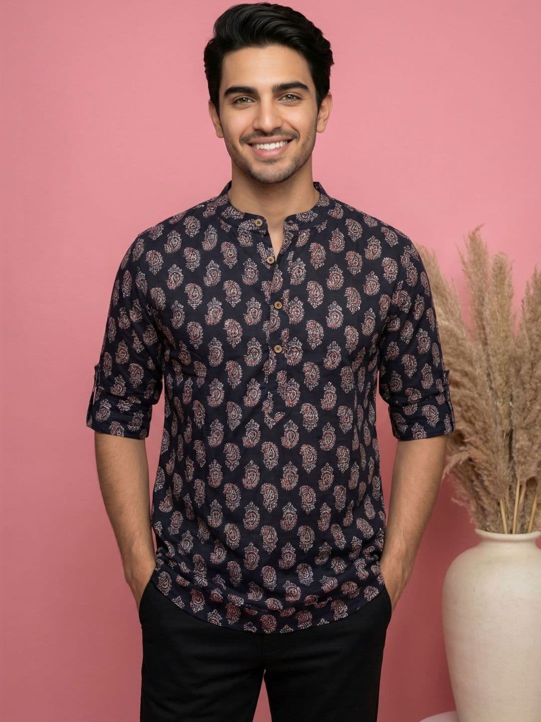Anouk Mirage Men Printed Kurta - view 1