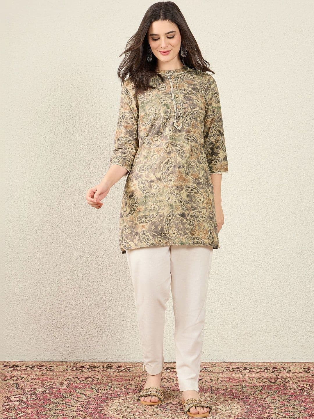 Anouk Women Floral Kurta - view 1