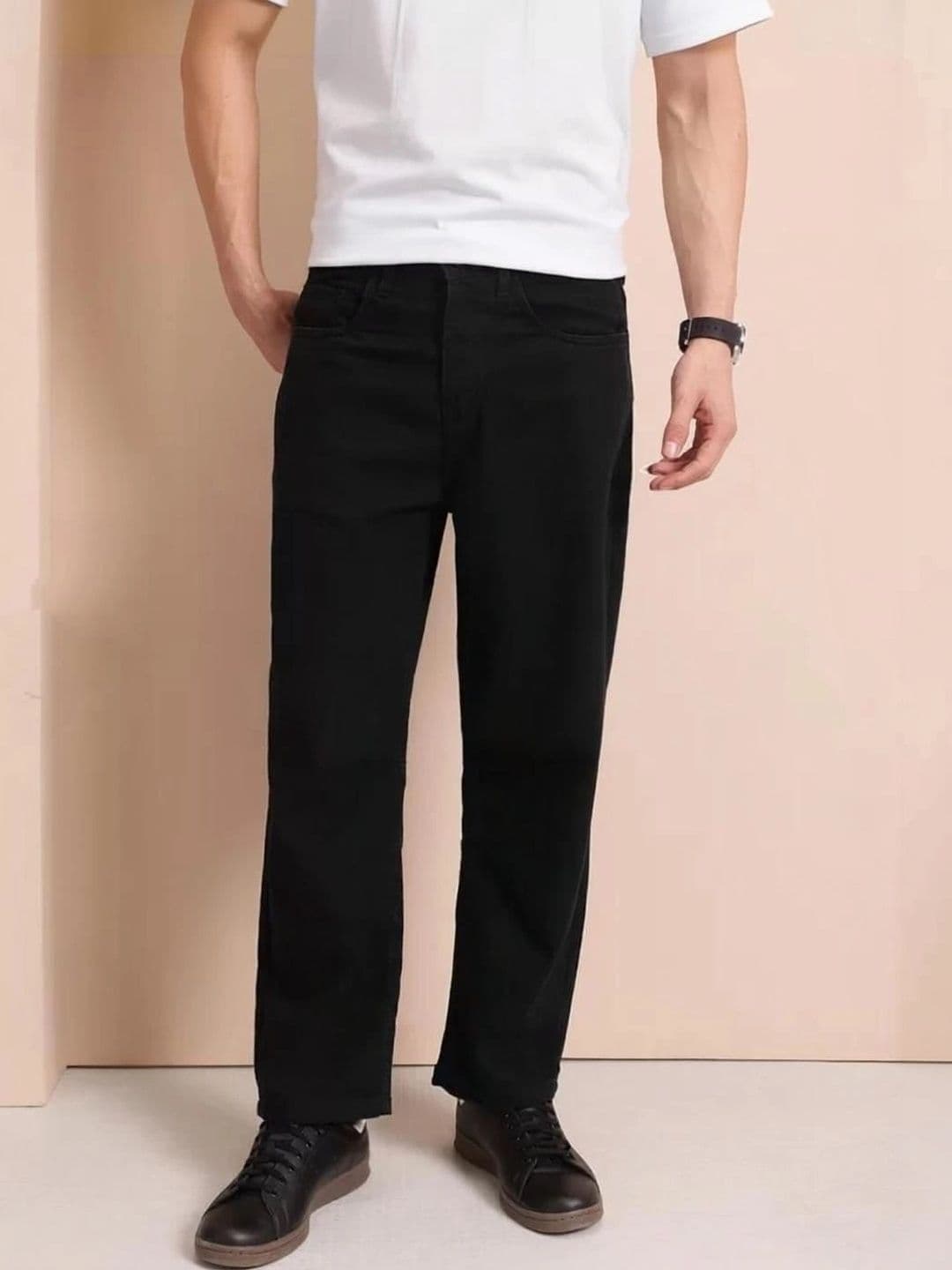 MAAHIT Men Relaxed Fit Mid-Rise Stretchable Jeans - view 1