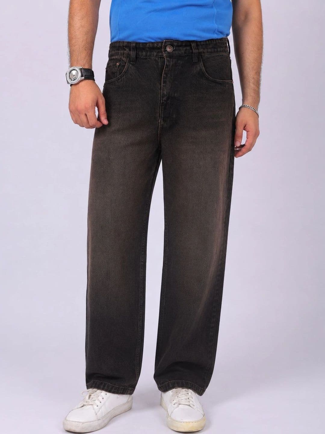 by2Men Men Wide Leg Mid-Rise Jeans - view 1