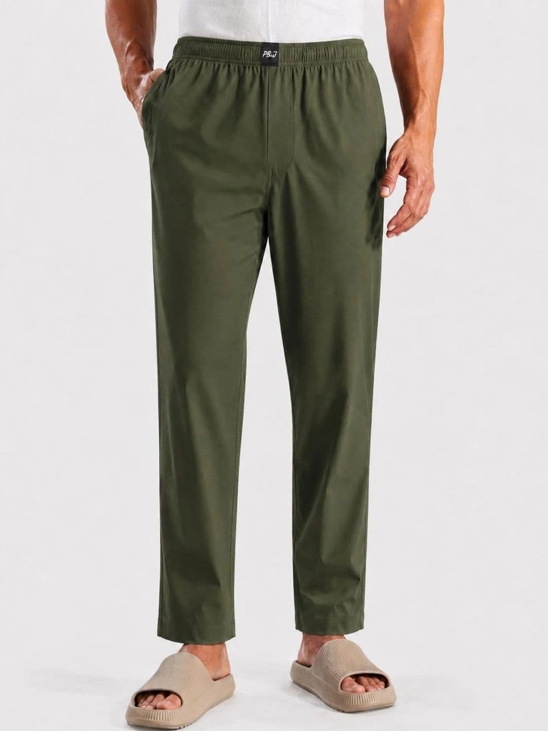 PB & J Men Mid-Rise Cotton Lounge Pants - view 1