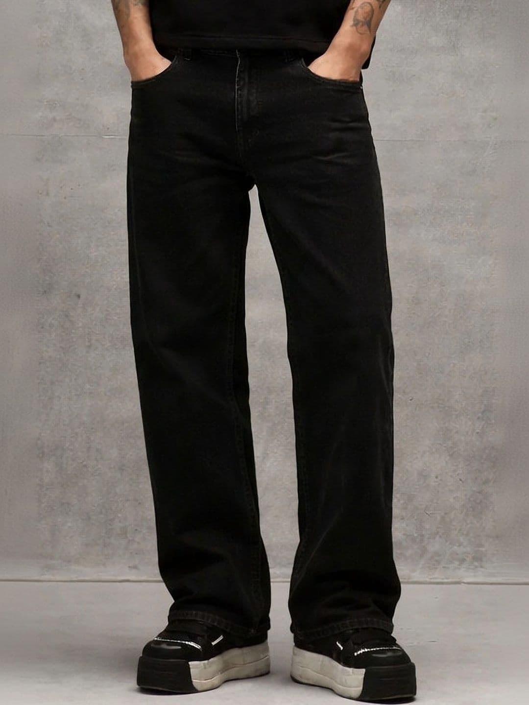 MAAHIT Men Relaxed Fit Mid-Rise Stretchable Jeans - view 1