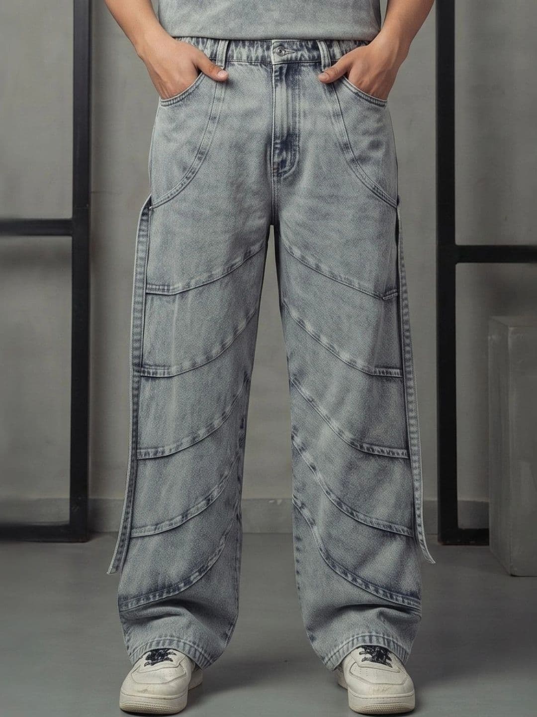 MODOMAN Men Mid-Rise Light Fade Jeans - view 1