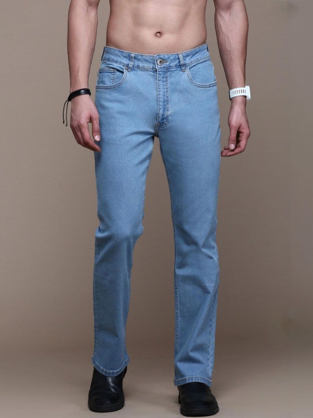 MAAHIT Men Relaxed Fit Mid-Rise Stretchable Jeans - view 1