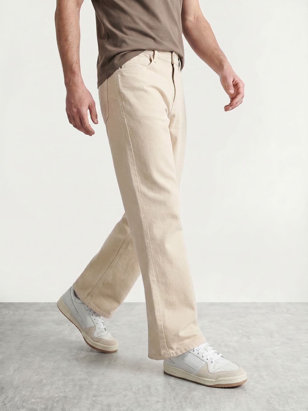 Mast & Harbour Men Relaxed Fit Pure Cotton Jeans - view 1