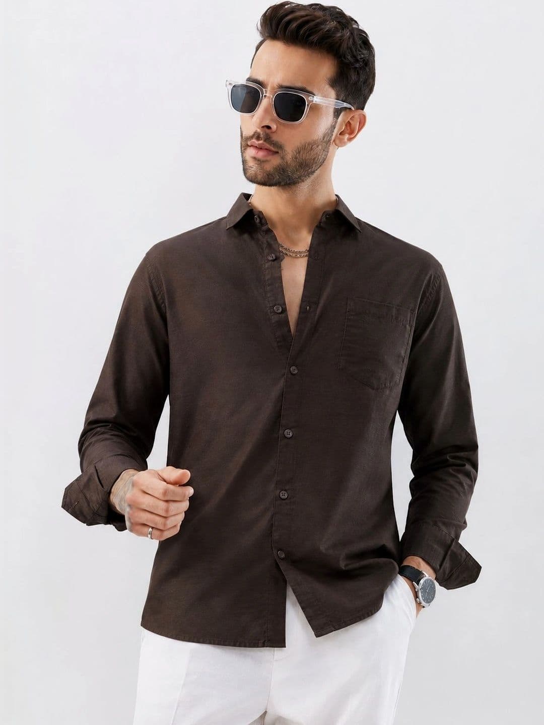 R.Code by The Roadster Life Co. Men Standard Casual Shirt - view 1