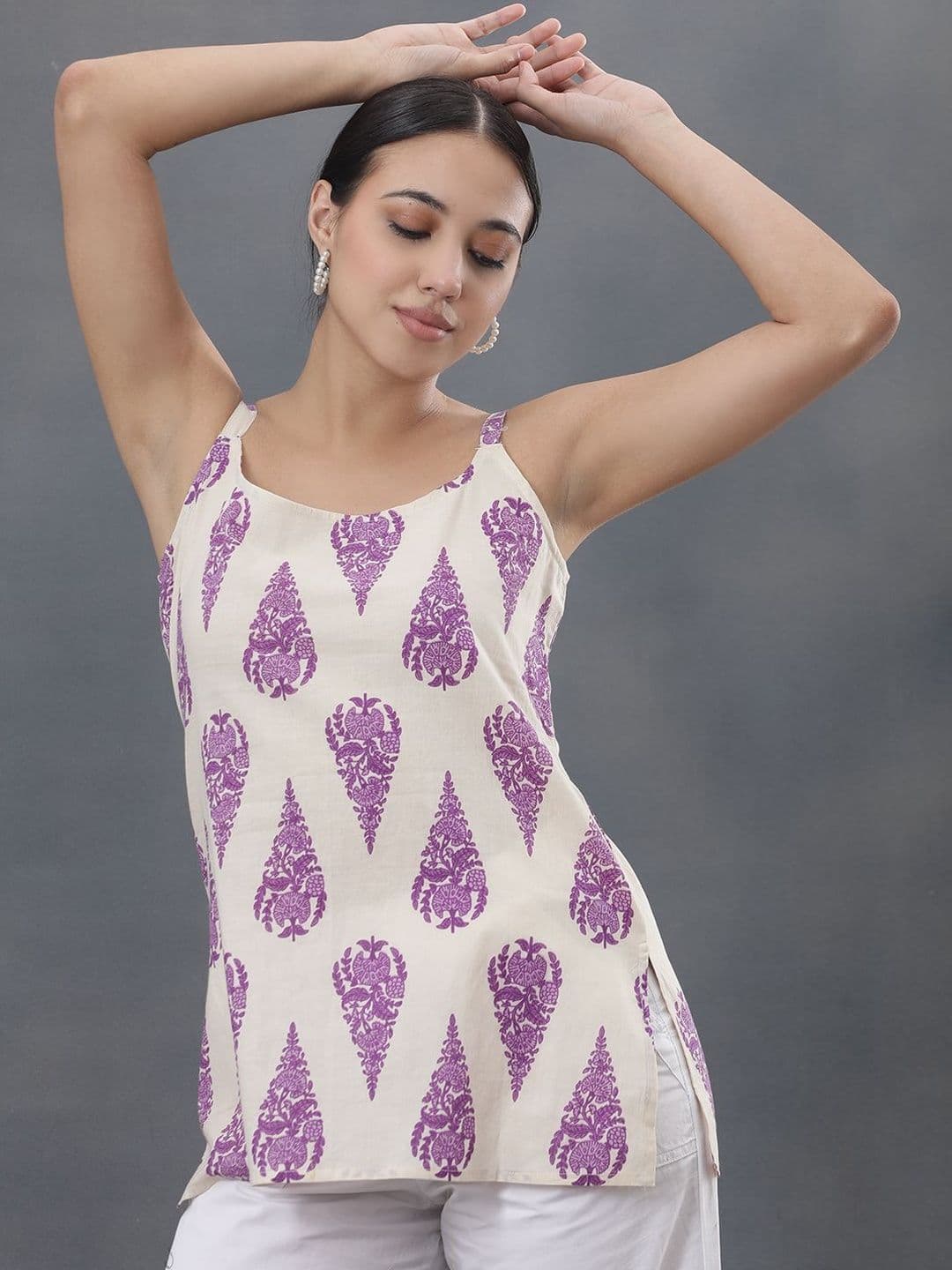 Anouk Women Floral Printed Kurta - view 1