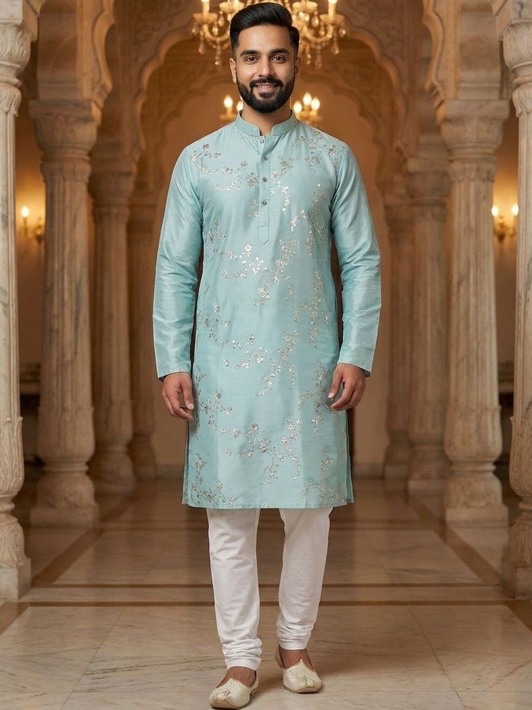 Anouk Mirage Men Embroidered Kurta - view 1