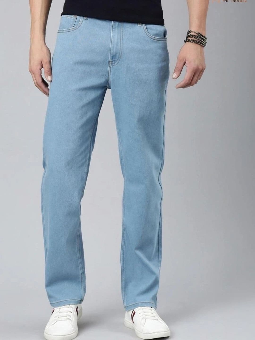 EVERFADE Men Relaxed Fit Mid-Rise Stretchable Jeans - view 1