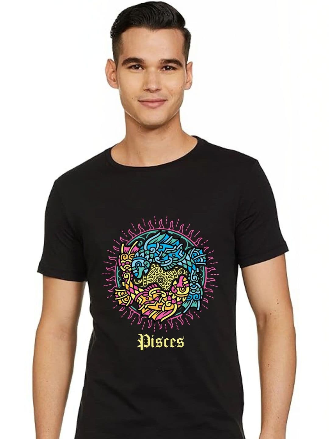 INKWALE Men Printed Pure Cotton T-shirt - view 1