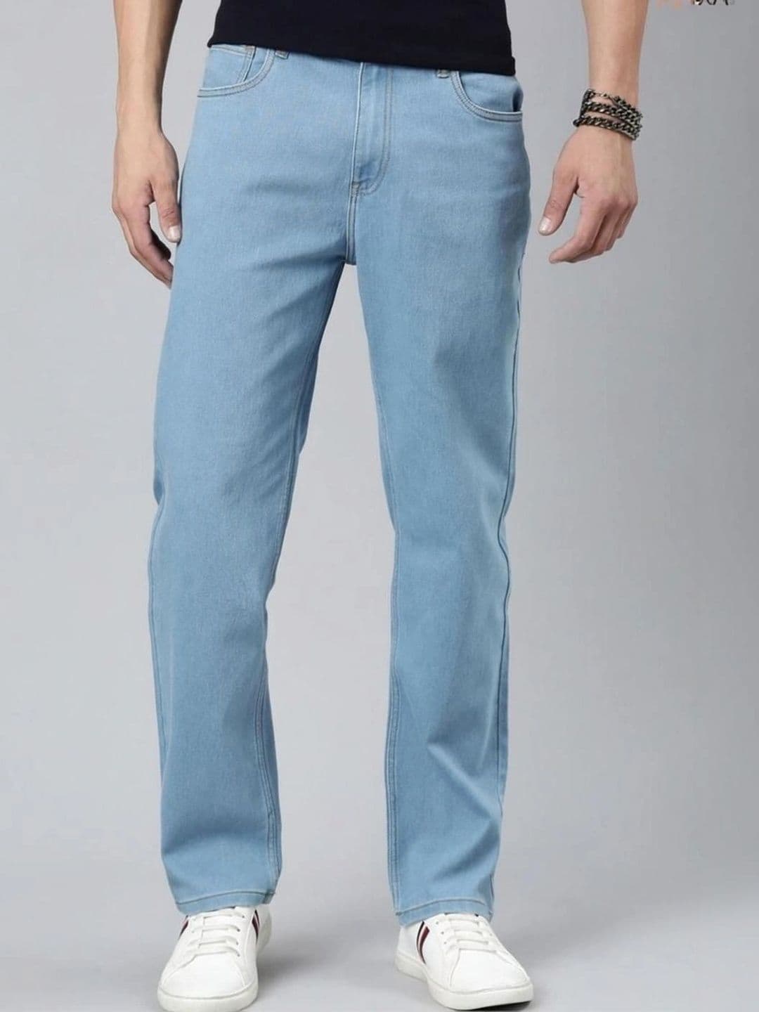 MAAHIT Men Relaxed Fit Mid-Rise Stretchable Jeans - view 1