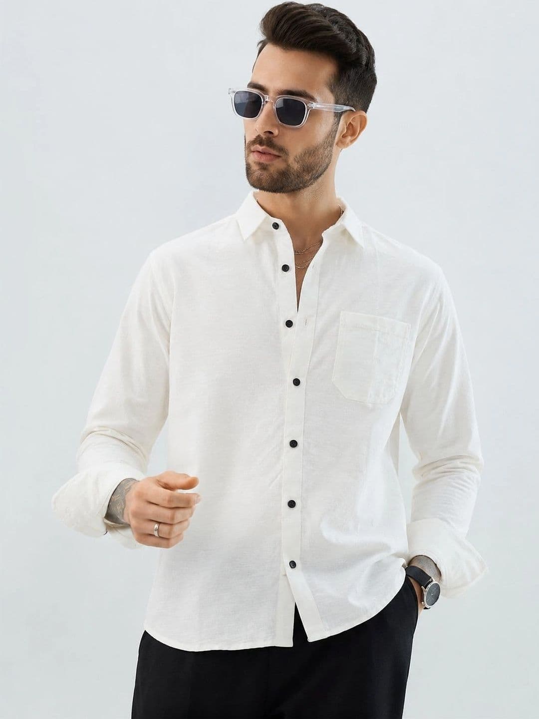 R.Code by The Roadster Life Co. Men Standard Casual Shirt - view 1