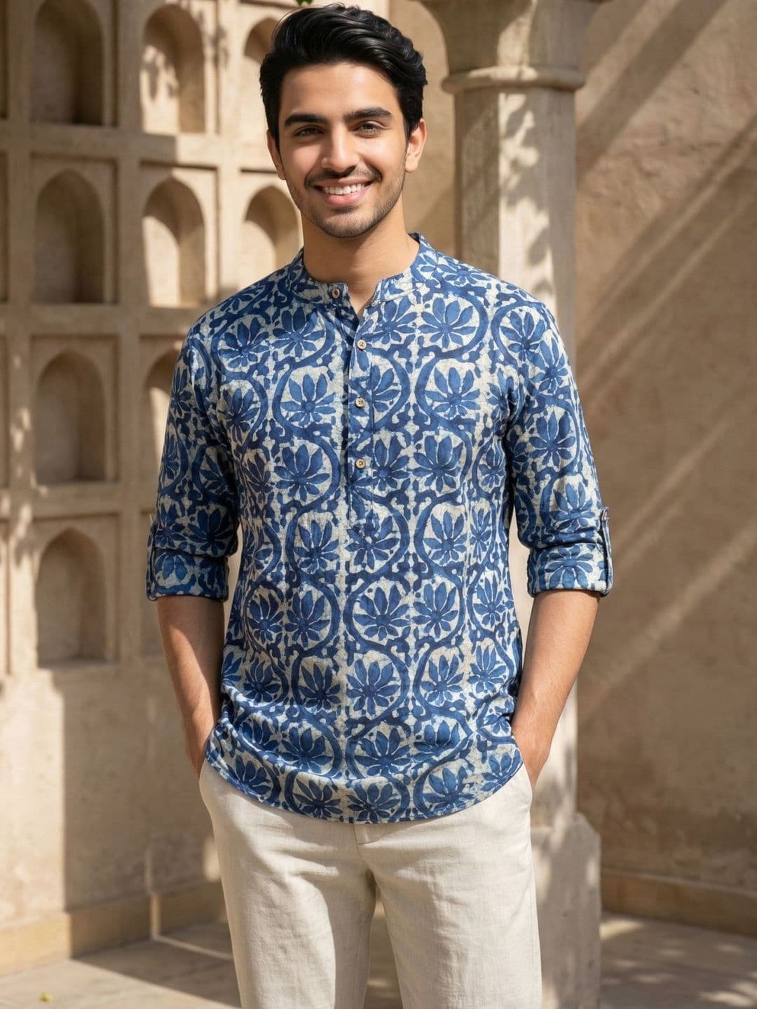Anouk Mirage Men Printed Kurta - view 1