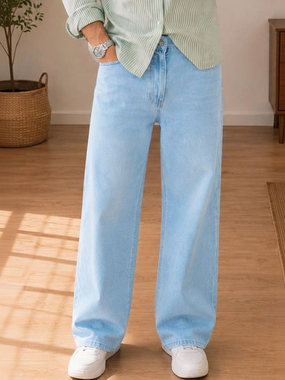 MAAHIT Men Relaxed Fit Mid-Rise Stretchable Jeans - view 1