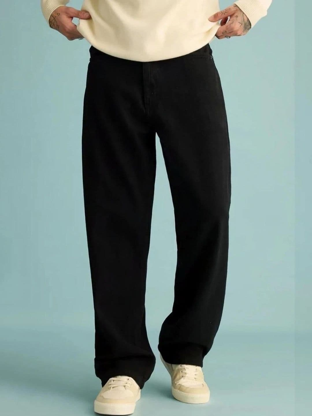 MAAHIT Men Relaxed Fit Mid-Rise Stretchable Jeans - view 1
